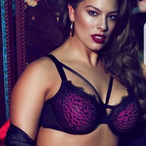 Lightly used Purple and black lace bra